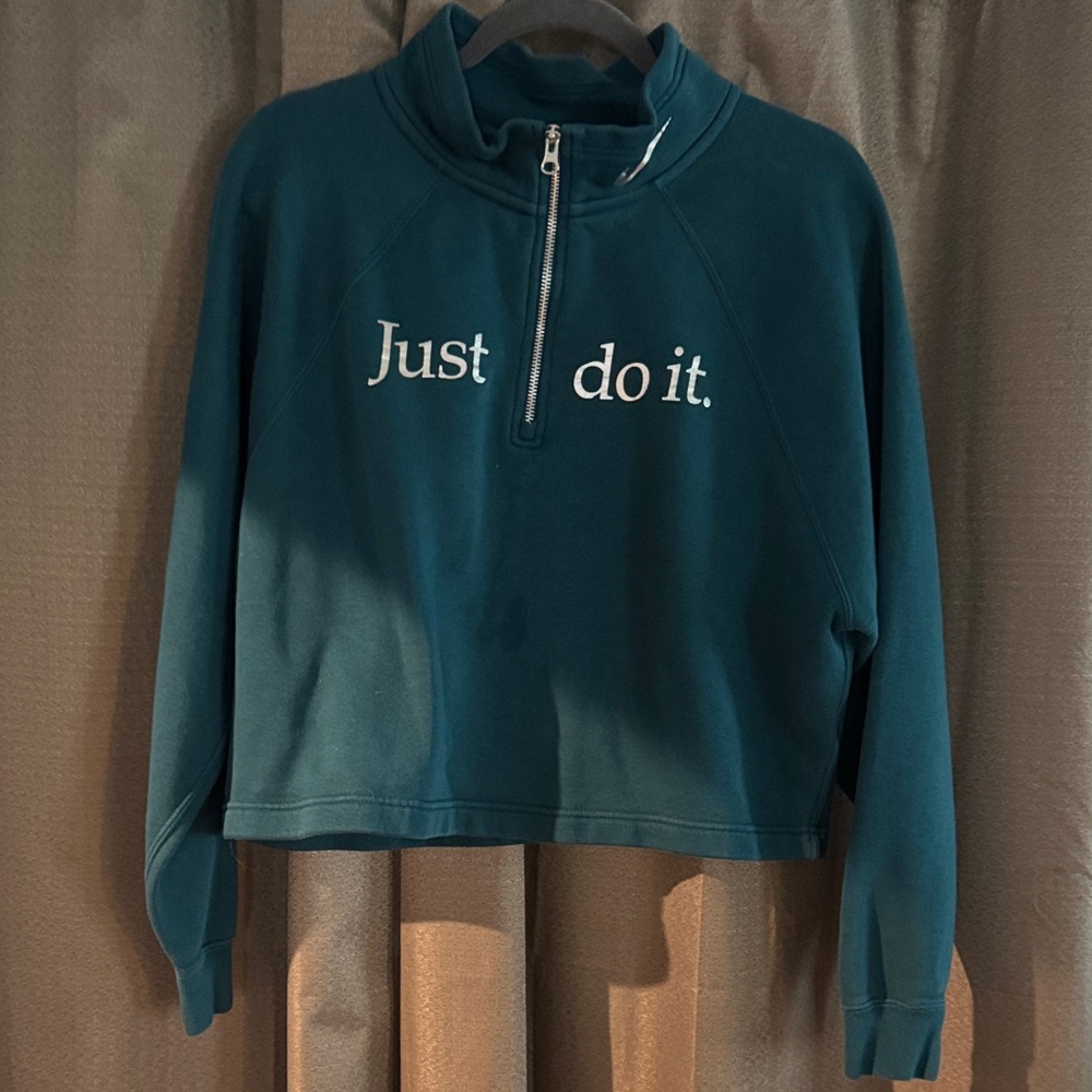 Nike Women's Teal Cowl Neck Sweater